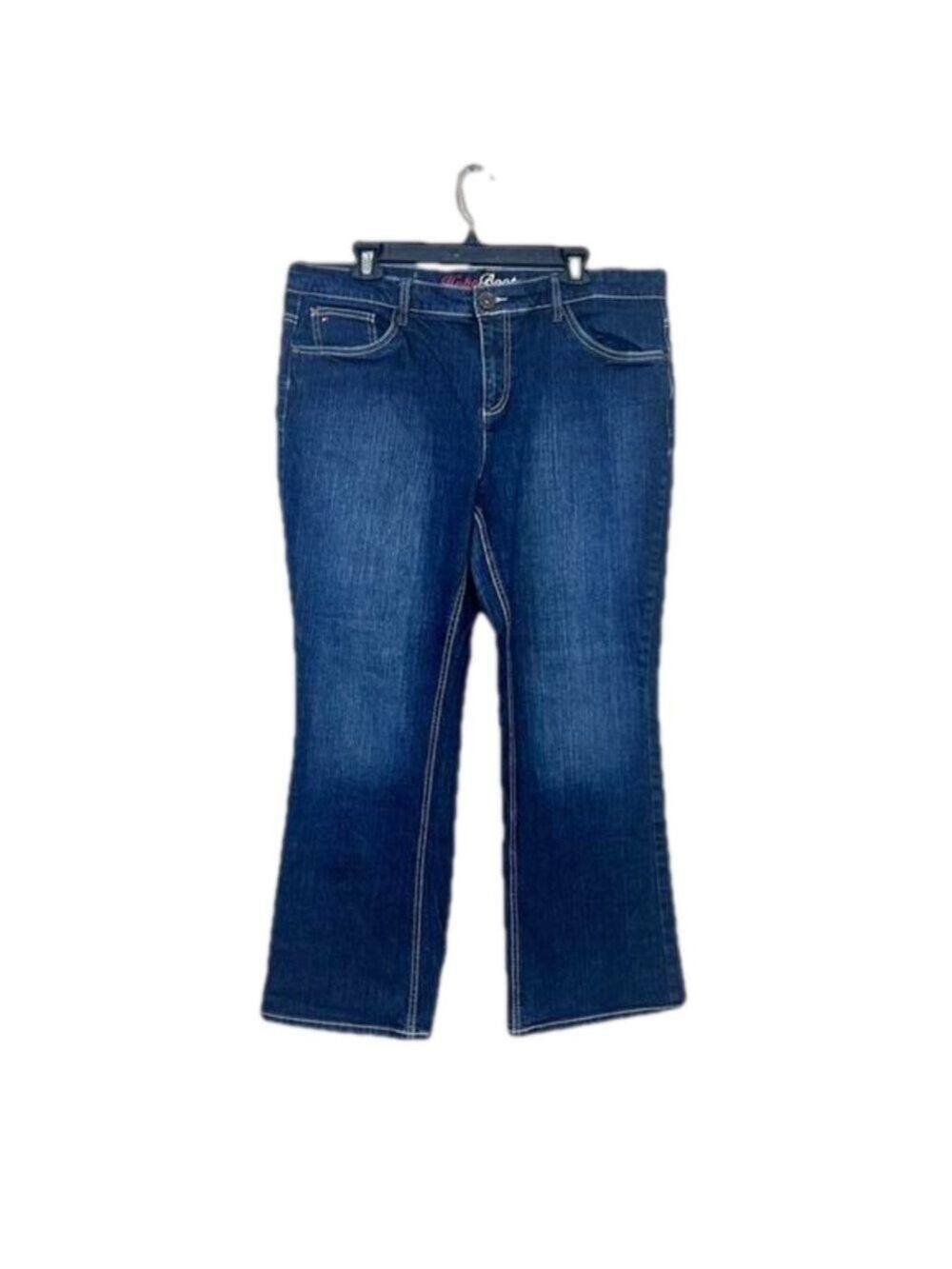 Tommy Hilfiger Hope Boot Womens Size 16 Boot Cut Fit High Rise Blue Jeans